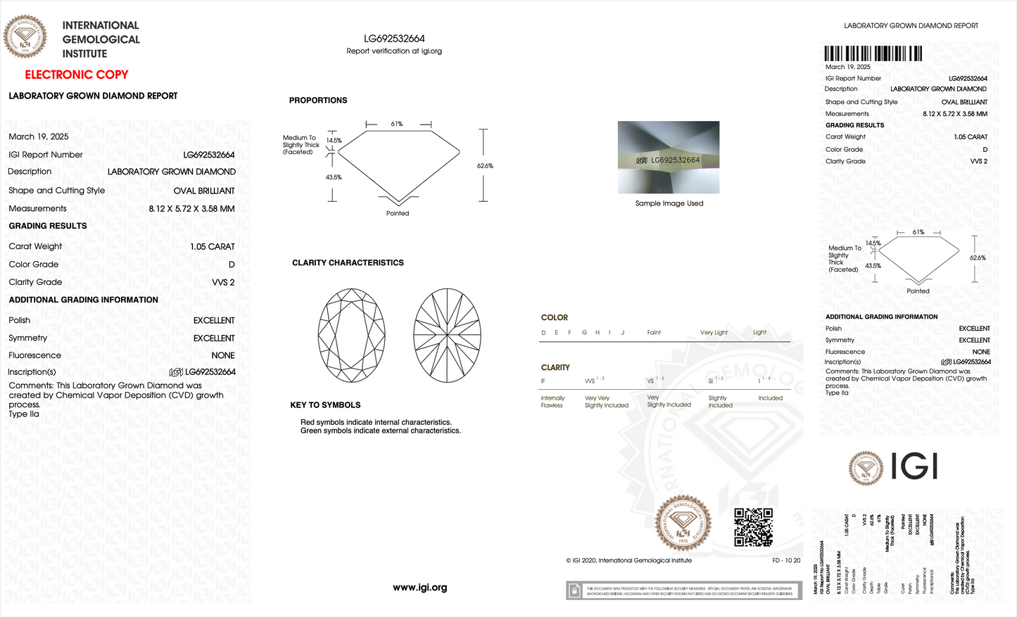 1.05 Karat Oval Tektaş Laboratuvar Pırlanta Yüzük