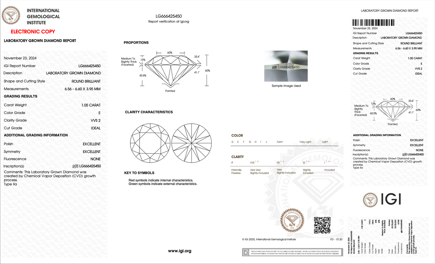 1.05 Karat Tektaş Laboratuvar Pırlanta Yüzük